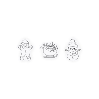 Hilvira - 6 Stifte und 6 Ornament Inklusive | Reclycling Pappe