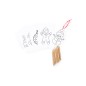 Hilvira - 6 Stifte und 6 Ornament Inklusive | Reclycling Pappe Hilvira - 6 Stifte und 6 Ornament Inklusive | Reclycling Pappe
