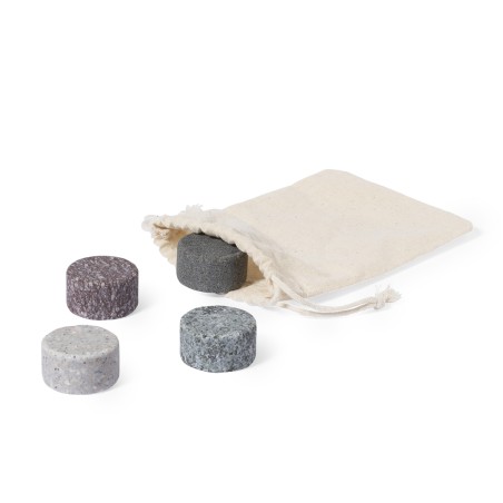Glamer - Réutilisable. 4 Pièces. Étui Coton | Granit