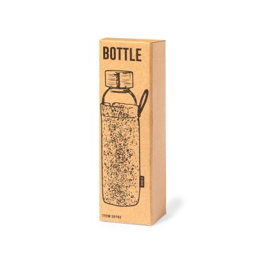 Blorek - 500 ml. Étui Feutrine RPET | Verre/ Bambou