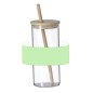 Zilber - 450 ml. Étui Feutrine RPET | Verre Borosilicate/ Bambou Zilber - 450 ml. Étui Feutrine RPET | Verre Borosilicate/ Bambou