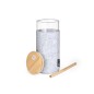 Zilber - 450 ml. Étui Feutrine RPET | Verre Borosilicate/ Bambou Zilber - 450 ml. Étui Feutrine RPET | Verre Borosilicate/ Bambou