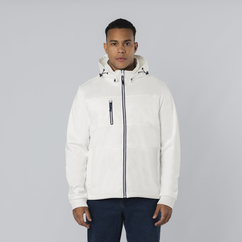 Grechel - Beständig Gegen Wind und Wasser | Dreischicht. Äußere: Soft Shell, 100% Polyester. Innen: 100% Polyester Microfleece. 