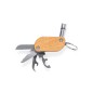 Polty - 1 Led. 9 Funktionen. Knopfzellen Inklusive | Holz/ Rostfreier Stahl Polty - 1 Led. 9 Funktionen. Knopfzellen Inklusive | Holz/ Rostfreier Stahl