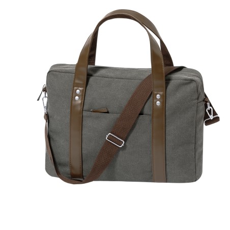 Tramez - Gepolstert. Gepolsterte Laptoptasche | PU/ Segeltuch 480 g/ m
