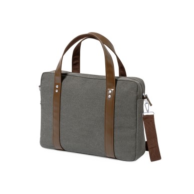 Tramez - Gepolstert. Gepolsterte Laptoptasche | PU/ Segeltuch 480 g/ m