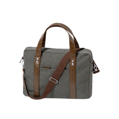 Tramez - Gepolstert. Gepolsterte Laptoptasche | PU/ Segeltuch 480 g/ m