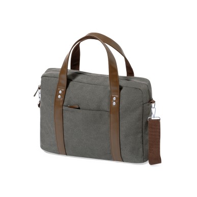 Tramez - Gepolstert. Gepolsterte Laptoptasche | PU/ Segeltuch 480 g/ m