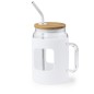 Jacin - 1,6 L. Silikon Etui | Glas/ Bambus