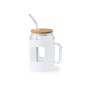 Jacin - 1,6 L. Silikon Etui | Glas/ Bambus