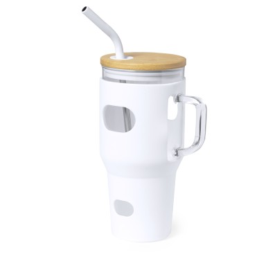 Namun - 1,1 L. Silikon Etui | Glas/ Bambus