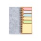 Aurat - 30 Blätter Notizblock. 25 Haftnotizen 4,5 x 4,5 cm. 125 Mini Haftnotizen 1,2 x 4,5 cm | Filz RPET Aurat - 30 Blätter Notizblock. 25 Haftnotizen 4,5 x 4,5 cm. 125 Mini Haftnotizen 1,2 x 4,5 cm | Filz RPET