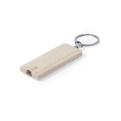 Tasex - 1 Led. Piles Bouton Incluses | Paille de Blé/ ABS