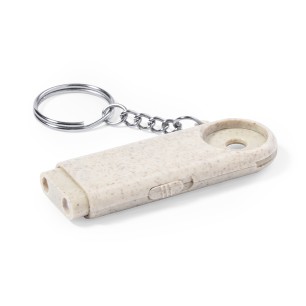 Evelyn - 2 Leds. Piles Bouton Incluses | Paille de Blé/ ABS