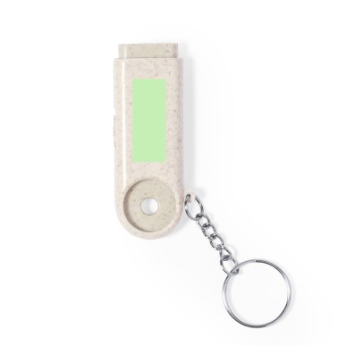 Evelyn - 2 Leds. Piles Bouton Incluses | Paille de Blé/ ABS