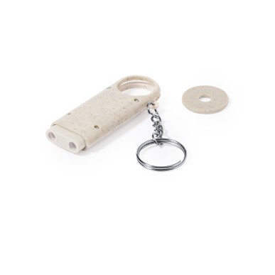 Evelyn - 2 Leds. Piles Bouton Incluses | Paille de Blé/ ABS