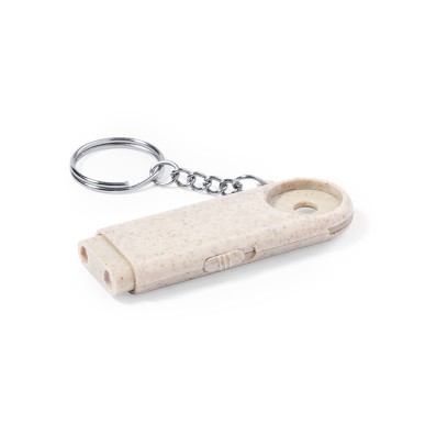 Evelyn - 2 Leds. Piles Bouton Incluses | Paille de Blé/ ABS