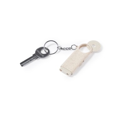 Evelyn - 2 Leds. Piles Bouton Incluses | Paille de Blé/ ABS