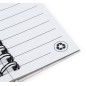 Sorduk - 30 Blätter Notizblock. 25 Haftnotizen 4,5 x 4,4 cm. 125 Mini Haftnotizen 1,5 x 4,3 cm | Weizenstroh/ PP