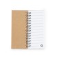 Sorduk - 30 Blätter Notizblock. 25 Haftnotizen 4,5 x 4,4 cm. 125 Mini Haftnotizen 1,5 x 4,3 cm | Weizenstroh/ PP