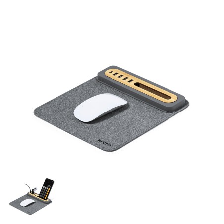 Craig - 1 Typ C Hub. 4 Hubs USB 2.0. Rutschfest | Polyester 300D RPET/
