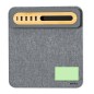 Craig - 1 Typ C Hub. 4 Hubs USB 2.0. Rutschfest | Polyester 300D RPET/ Wildleder/ Bambus Craig - 1 Typ C Hub. 4 Hubs USB 2.0. Rutschfest | Polyester 300D RPET/ Wildleder/ Bambus