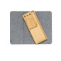 Hossian - Faltbar. Drahtlos Ladegerät 15W. Rutschfest | Polyester 300D RPET/ Wildleder/ Bambus