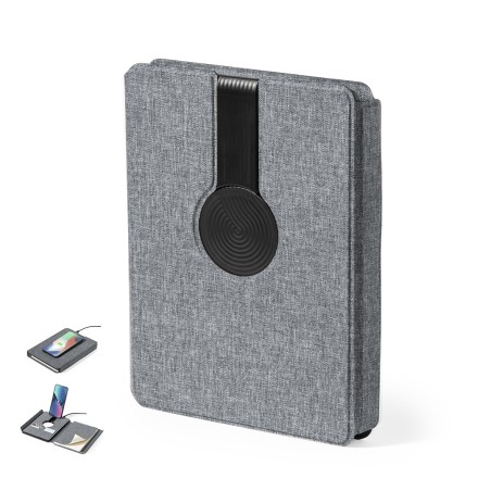 Morrison - Drahtlos Ladegerät 10W. Power Bank 5000 mAh. 65 Blätter Not