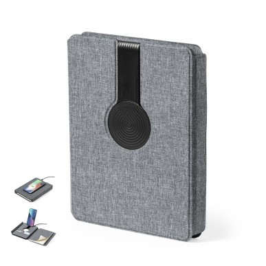 Morrison - Drahtlos Ladegerät 10W. Power Bank 5000 mAh. 65 Blätter Not