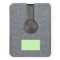 Morrison - Drahtlos Ladegerät 10W. Power Bank 5000 mAh. 65 Blätter Notizblock. Typ C Ausgänge und Eingang | Polyester 300D RPET