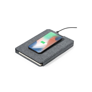 Morrison - Drahtlos Ladegerät 10W. Power Bank 5000 mAh. 65 Blätter Not