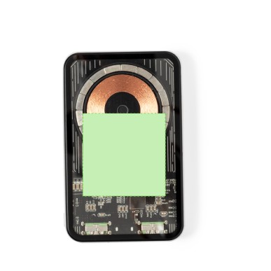 Bramson - Drahtlos 15W. Magnetisch. 5000 mAh. 2 USB Ausgänge. Typ C Au