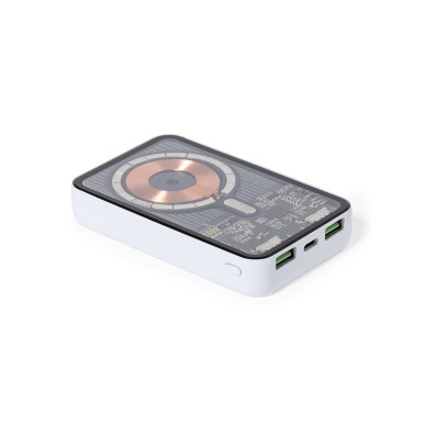 Bramson - Drahtlos 15W. Magnetisch. 5000 mAh. 2 USB Ausgänge. Typ C Au