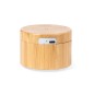 Sheilax - Lautsprecher Bluetooth Anschluss. Schallleistung 5W. Batterie 400 mAh. Drahtlos Ladegerät 15W. USB Anschluss | Bambus. Sheilax - Lautsprecher Bluetooth Anschluss. Schallleistung 5W. Batterie 400 mAh. Drahtlos Ladegerät 15W. USB Anschluss | Bambus.