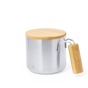Claire - 330 ml | Acier Inox Recyclé/ Bambou
