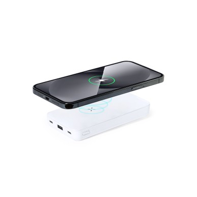 Barry - Drahtlos 15W. 5000 mAh. USB Ausgänge. 2 Typ C Ausgänge und Ein
