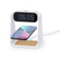 Darret - Lampe 6 Leds. Drahtlos Ladegerät 10W. USB Anschluss | ABS/ Bambus