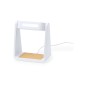 Darret - Lampe 6 Leds. Drahtlos Ladegerät 10W. USB Anschluss | ABS/ Bambus