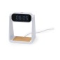 Darret - Lampe 6 Leds. Drahtlos Ladegerät 10W. USB Anschluss | ABS/ Bambus