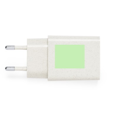 Avery - Schnelle Aufladung. 1 USB Ausgäng und 1 Typ C Ausgang | Weizen