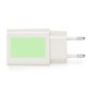 Avery - Schnelle Aufladung. 1 USB Ausgäng und 1 Typ C Ausgang | Weizenstroh/ ABS