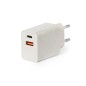 Avery - Schnelle Aufladung. 1 USB Ausgäng und 1 Typ C Ausgang | Weizenstroh/ ABS