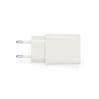 Avery - Schnelle Aufladung. 1 USB Ausgäng und 1 Typ C Ausgang | Weizen