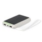 Dawson - 5000 mAh. Solarladung. 2 USB Ausgänge. Typ C Ausgänge und Eingang | Weizenstroh/ ABS
