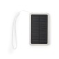 Dawson - 5000 mAh. Solarladung. 2 USB Ausgänge. Typ C Ausgänge und Eingang | Weizenstroh/ ABS