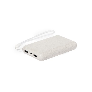Dawson - 5000 mAh. Solarladung. 2 USB Ausgänge. Typ C Ausgänge und Ein
