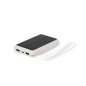 Dawson - 5000 mAh. Solarladung. 2 USB Ausgänge. Typ C Ausgänge und Eingang | Weizenstroh/ ABS