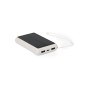 Dawson - 5000 mAh. Solarladung. 2 USB Ausgänge. Typ C Ausgänge und Eingang | Weizenstroh/ ABS