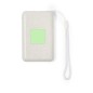 Dawson - 5000 mAh. Solarladung. 2 USB Ausgänge. Typ C Ausgänge und Eingang | Weizenstroh/ ABS