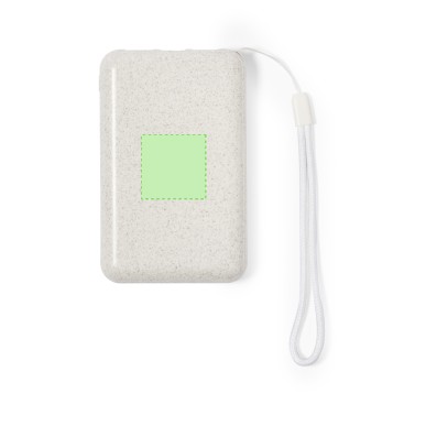 Dawson - 5000 mAh. Solarladung. 2 USB Ausgänge. Typ C Ausgänge und Ein